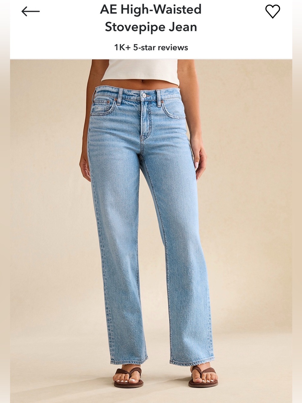American Eagle Outfitters Men’s Light Blue Bootcut Jeans
